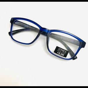 jones new york men’s reading glasses 2.00 Blue